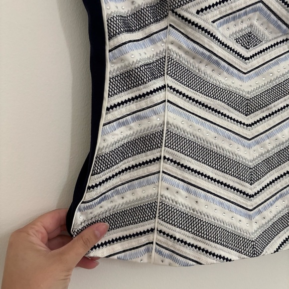 American Eagle Costal matching set size Small | white maxi skirt embellished top - Picture 8 of 11